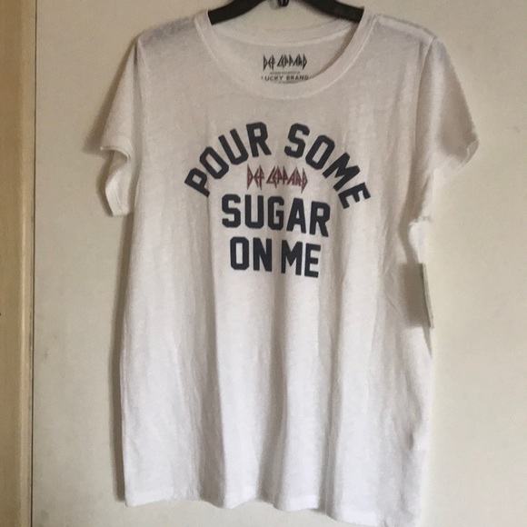 NEW GRAPHIC DEF LEPPARD “Pour some sugar on me” T - Picture 4 of 8